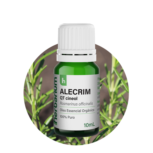 Óleo Essencial de Alecrim qt. Cineol Orgânico 10ml