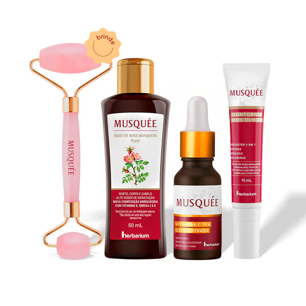 Kit Best Sellers 3 Produtos Musquée Grátis Cristal Roller