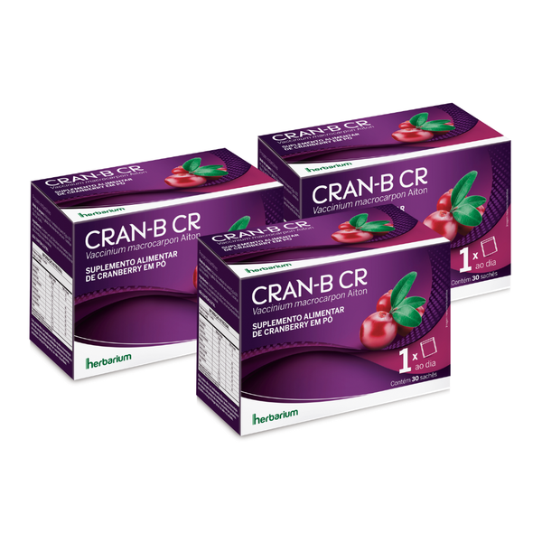 Kit Cran-B CR Herbarium 30 Sachês - Leve 3 Pague 2