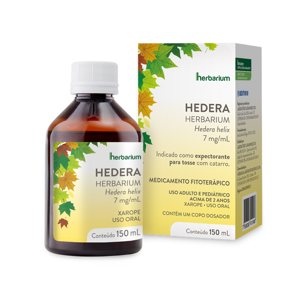 Hedera Xarope para Tosse Sem Açúcar Herbarium 150ml