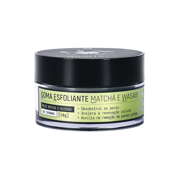 Goma Esfoliante Facial Matcha e Wasabi