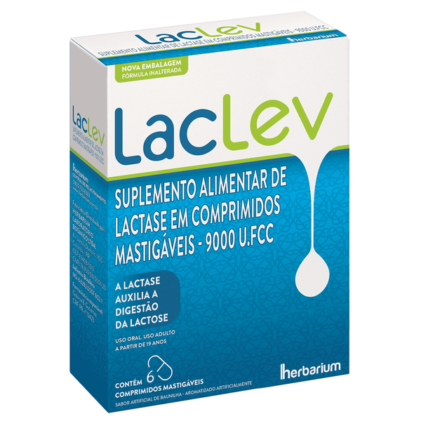Laclev Lactase 9000 U.FCC 6 Comprimidos